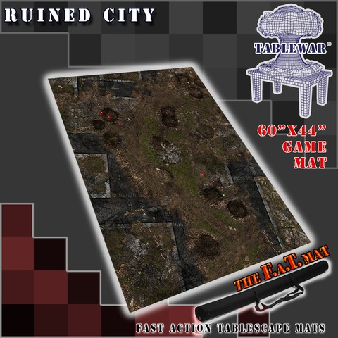 60x44 Ruined City F.A.T. Mat